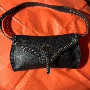 NWOT Harley-Davidson Black Studded Shoulder Bag